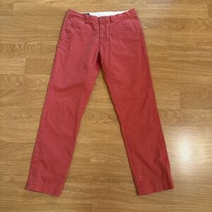 POLO RALPH LAUREN‎ Men's Pants 33x32 (Act 33x31) SLIM FIT Nantucket Red Chino's